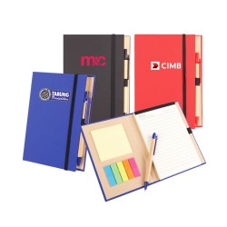 BRAINSTORM KIT NOTEBOOK WITH PEN & STICKY NOTES